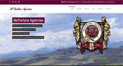 Desktop Screenshot of mcfarlaneagencies.com
